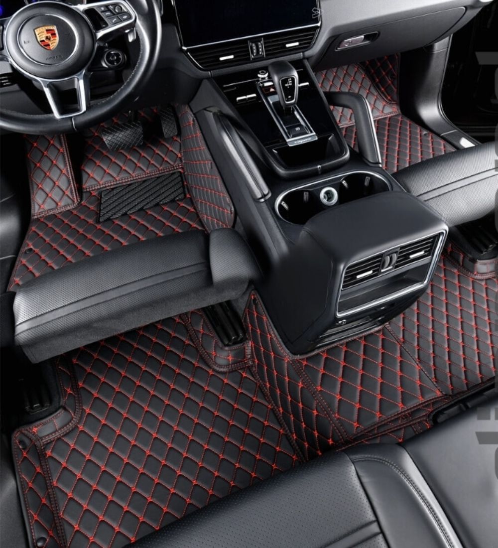 Black with Red Stitching - Diamond Series