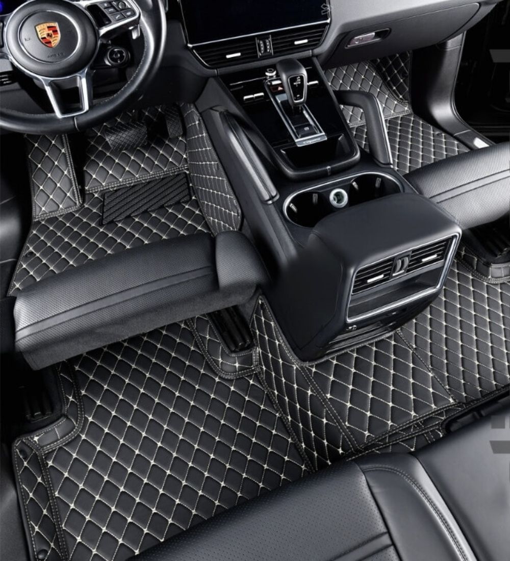 Black with White Stitching - Diamond Series