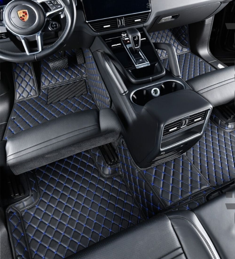 Black with Blue Stitching - Diamond Series