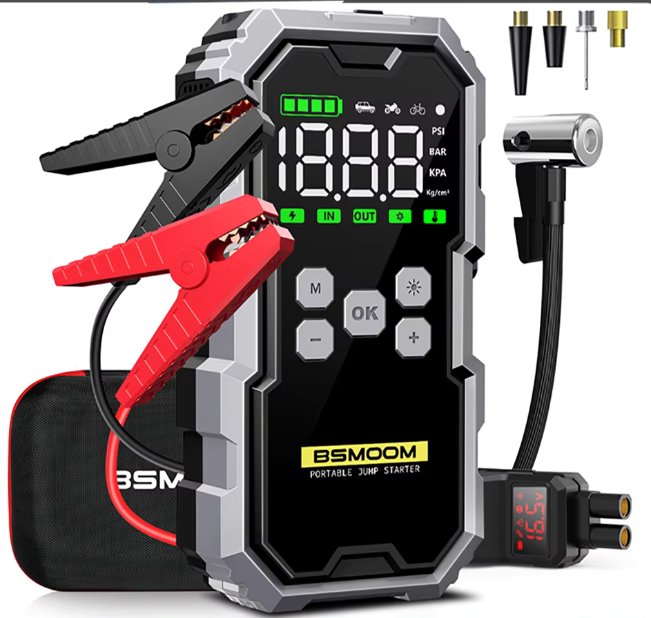 BSMOOM Portable Jump Starter: Your All-in-One Roadside Companion