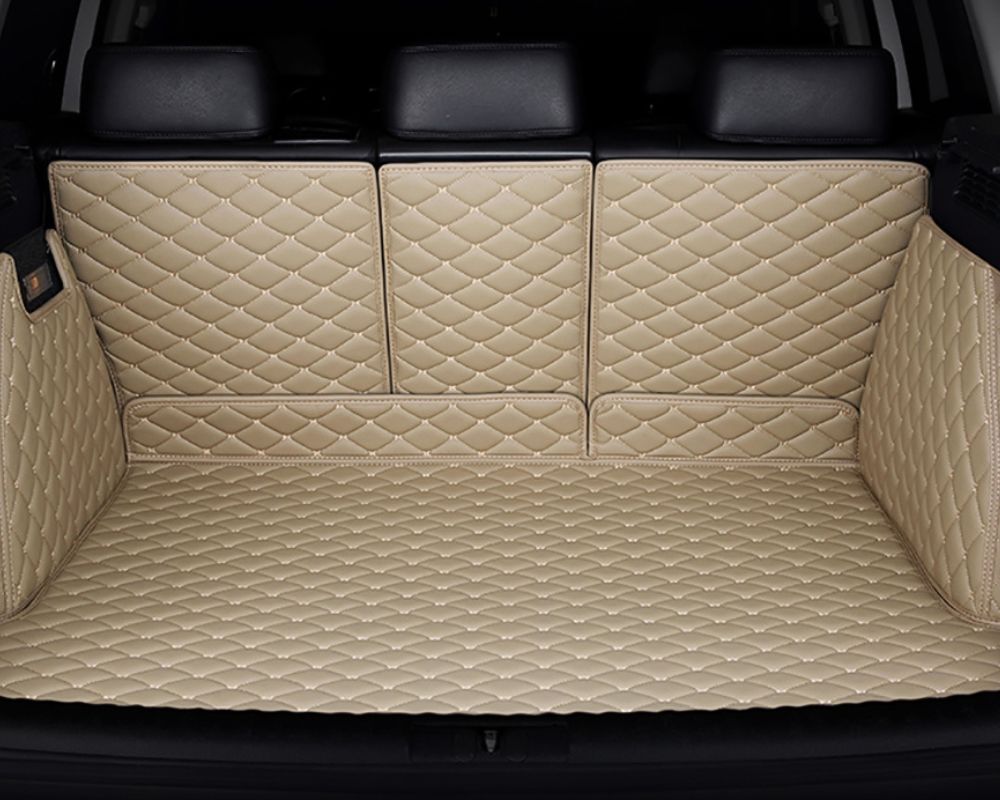 Alternative view of 3D Trunk Mat - Beige  with Beige Stitching