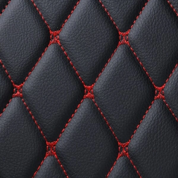 Diamond Series - Black with Red Stitching - Image 5