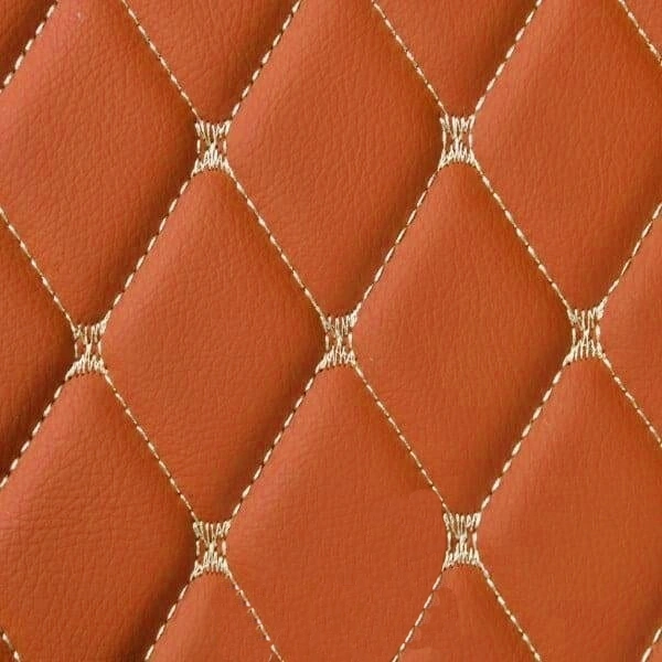 Diamond Series - Brown with Beige Stitching - Image 5
