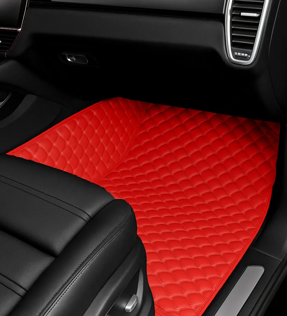 Diamond Series - Red with Beige Stitching - Image 2