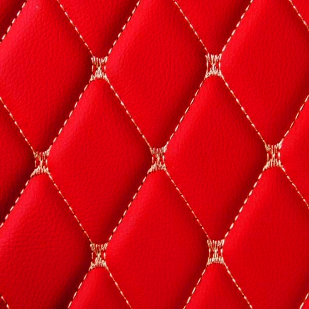 Diamond Series - Red with Beige Stitching - Image 5